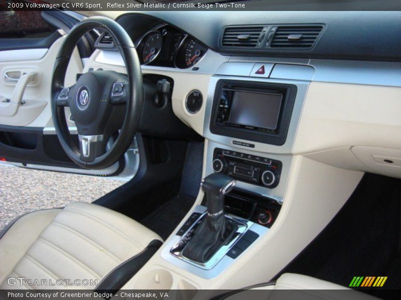 Reflex Silver Metallic / Cornsilk Beige Two-Tone 2009 Volkswagen CC VR6 Sport