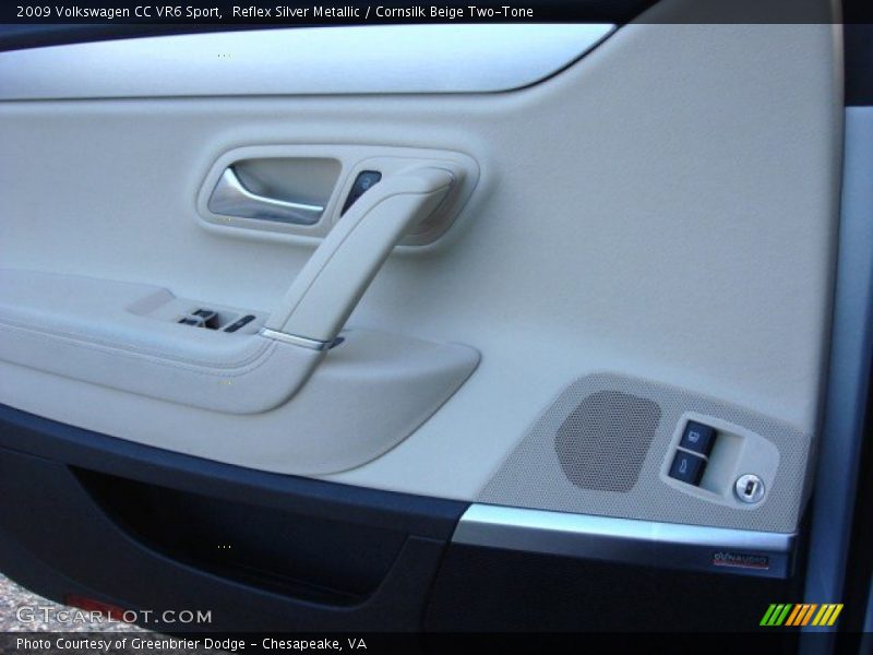 Reflex Silver Metallic / Cornsilk Beige Two-Tone 2009 Volkswagen CC VR6 Sport