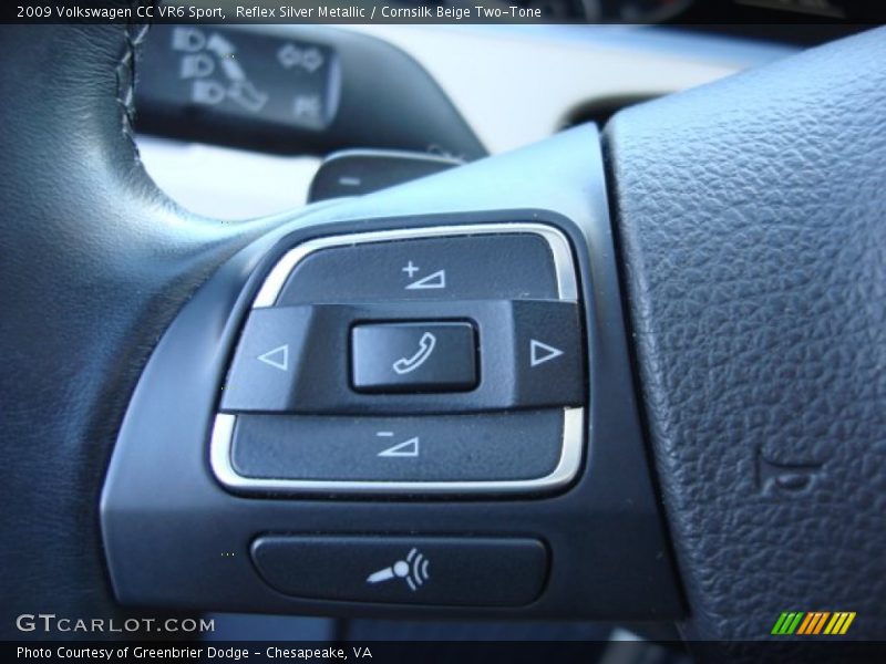 Reflex Silver Metallic / Cornsilk Beige Two-Tone 2009 Volkswagen CC VR6 Sport