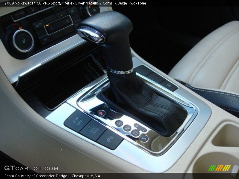 Reflex Silver Metallic / Cornsilk Beige Two-Tone 2009 Volkswagen CC VR6 Sport
