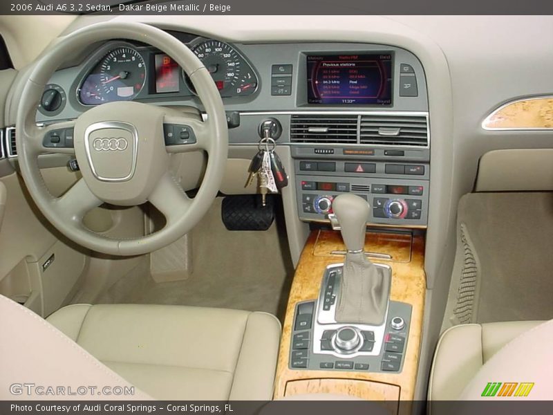 Dakar Beige Metallic / Beige 2006 Audi A6 3.2 Sedan