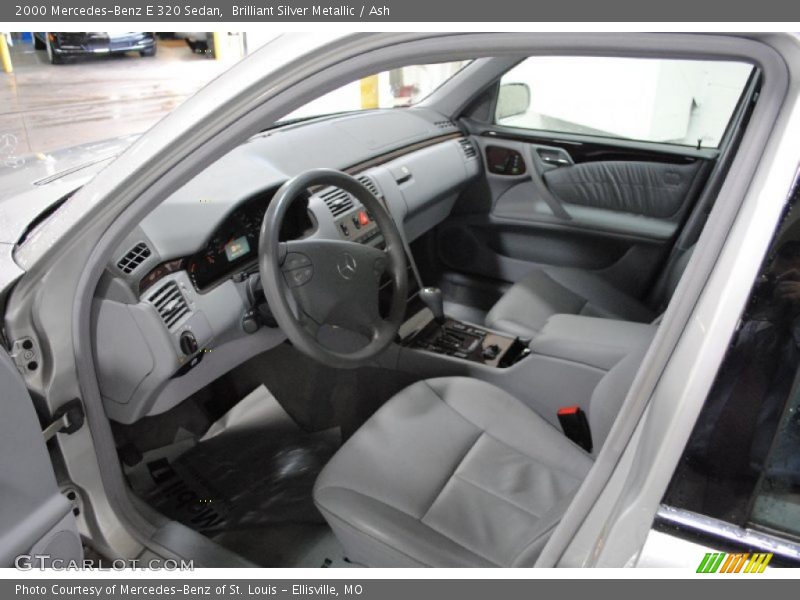 Brilliant Silver Metallic / Ash 2000 Mercedes-Benz E 320 Sedan