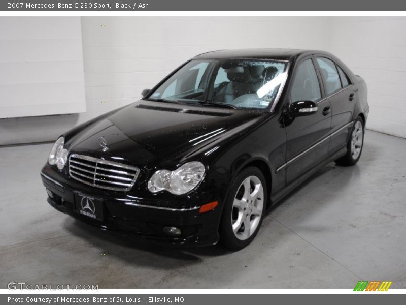 Black / Ash 2007 Mercedes-Benz C 230 Sport