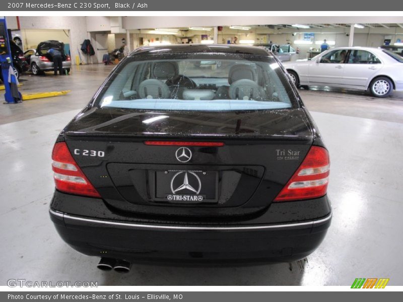 Black / Ash 2007 Mercedes-Benz C 230 Sport