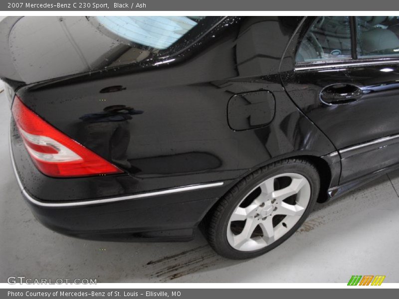 Black / Ash 2007 Mercedes-Benz C 230 Sport