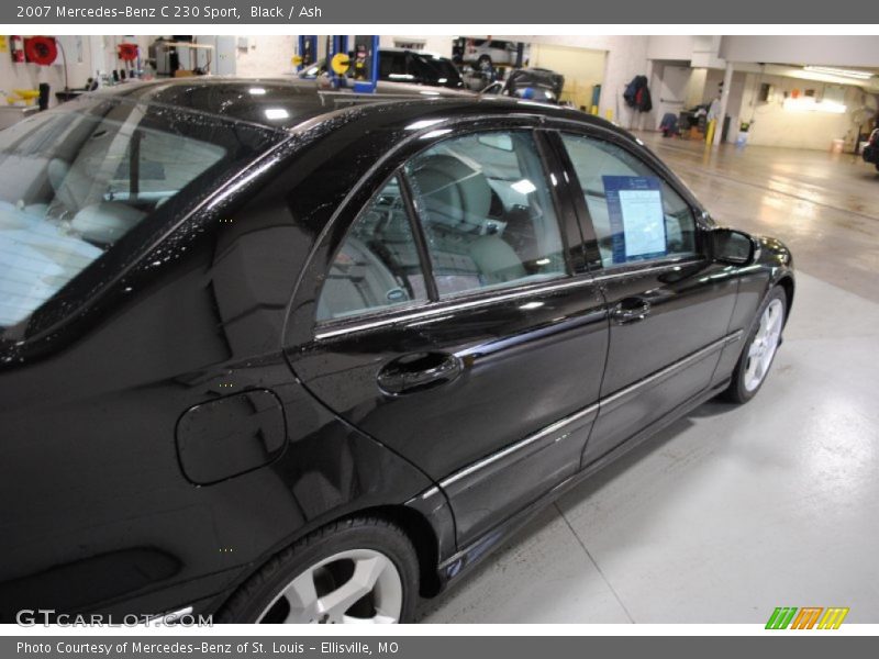 Black / Ash 2007 Mercedes-Benz C 230 Sport