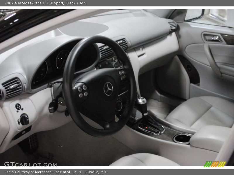 Black / Ash 2007 Mercedes-Benz C 230 Sport