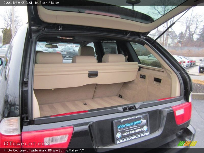 Jet Black / Beige 2001 BMW X5 3.0i
