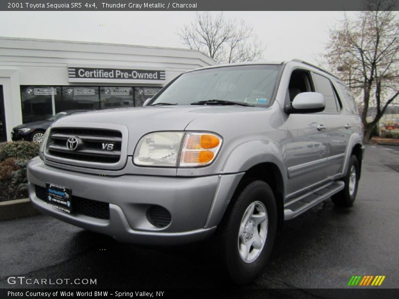 Thunder Gray Metallic / Charcoal 2001 Toyota Sequoia SR5 4x4