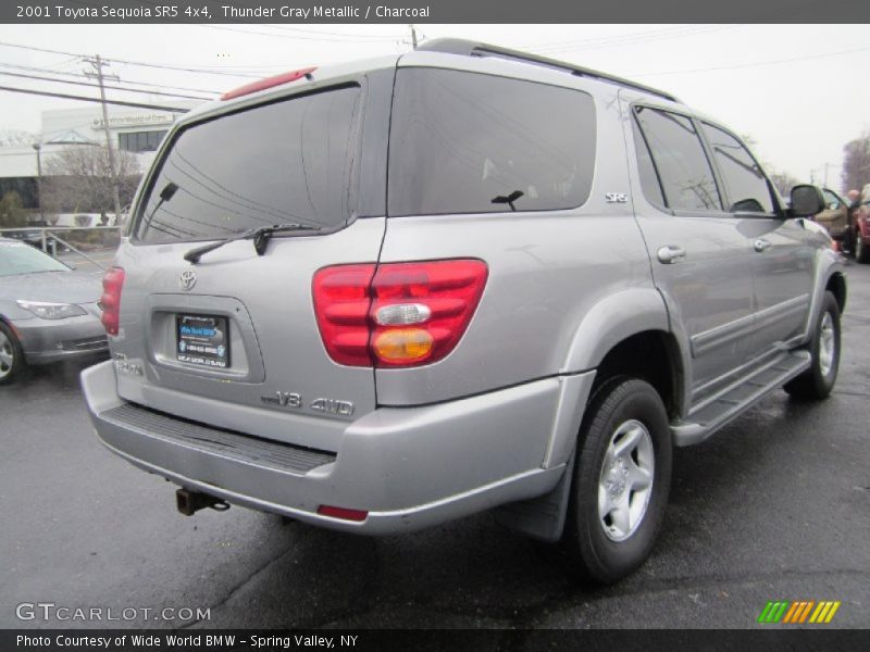 Thunder Gray Metallic / Charcoal 2001 Toyota Sequoia SR5 4x4
