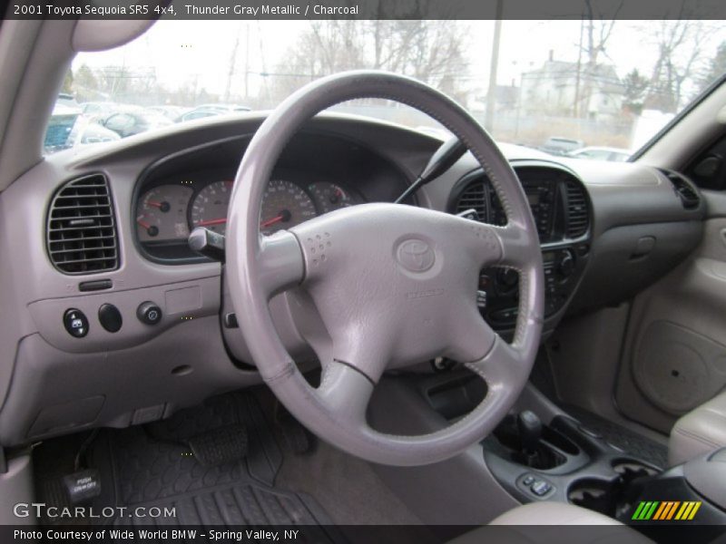 Thunder Gray Metallic / Charcoal 2001 Toyota Sequoia SR5 4x4