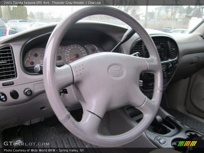 Thunder Gray Metallic / Charcoal 2001 Toyota Sequoia SR5 4x4
