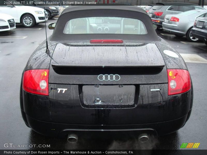 Brilliant Black / Vanilla 2006 Audi TT 1.8T quattro Roadster