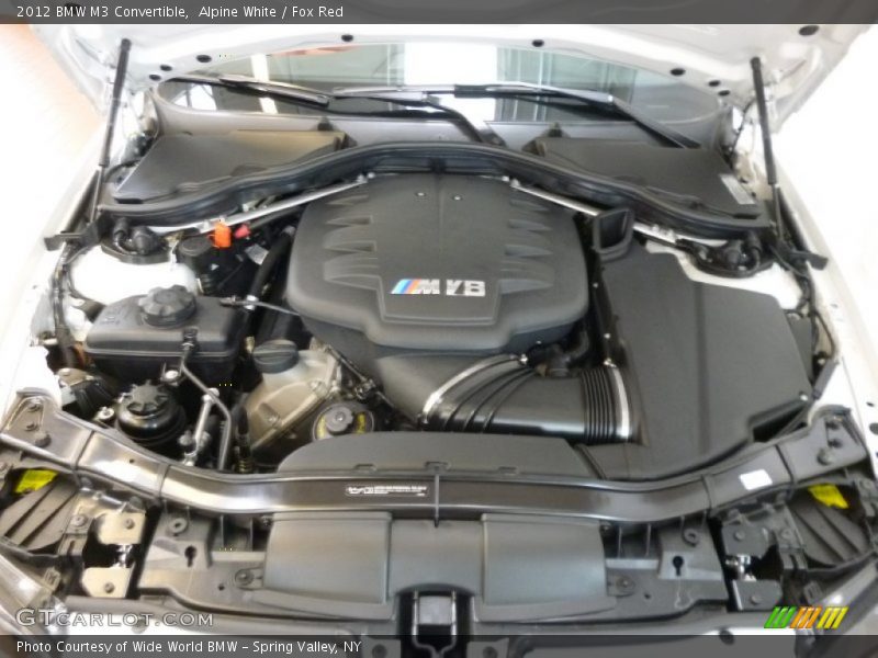  2012 M3 Convertible Engine - 4.0 Liter DOHC 32-Valve VVT V8