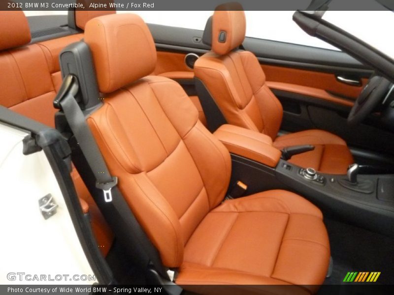 Front Seat of 2012 M3 Convertible