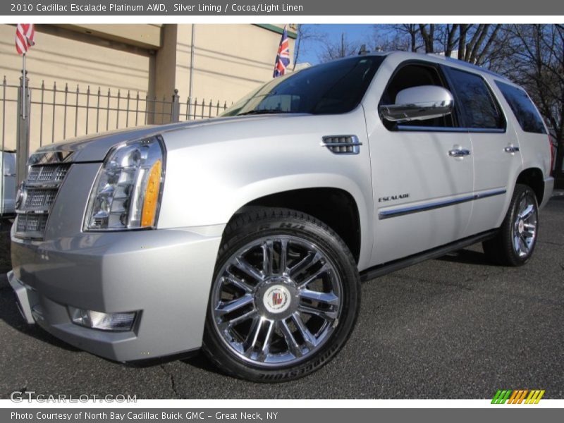 Front 3/4 View of 2010 Escalade Platinum AWD