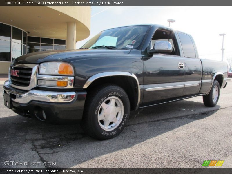 Carbon Metallic / Dark Pewter 2004 GMC Sierra 1500 Extended Cab