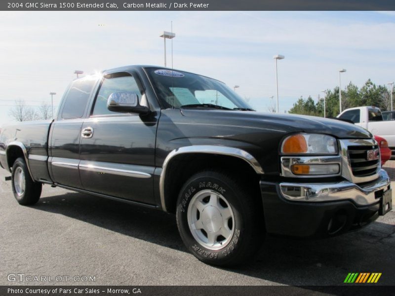 Carbon Metallic / Dark Pewter 2004 GMC Sierra 1500 Extended Cab