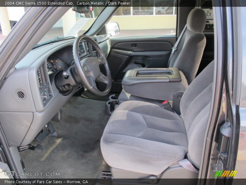  2004 Sierra 1500 Extended Cab Dark Pewter Interior