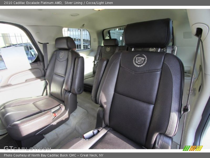 Silver Lining / Cocoa/Light Linen 2010 Cadillac Escalade Platinum AWD
