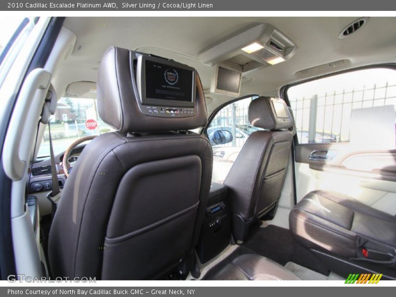 Silver Lining / Cocoa/Light Linen 2010 Cadillac Escalade Platinum AWD