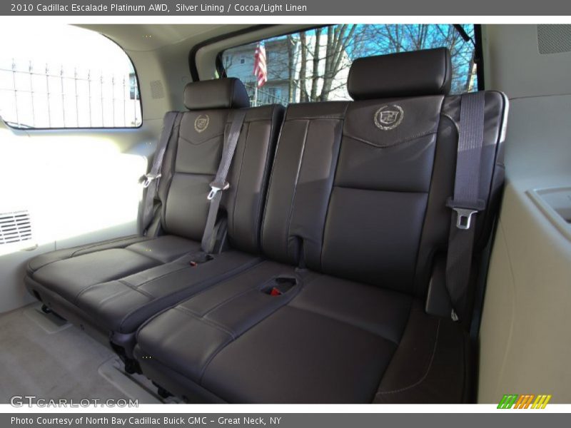 Rear Seat of 2010 Escalade Platinum AWD