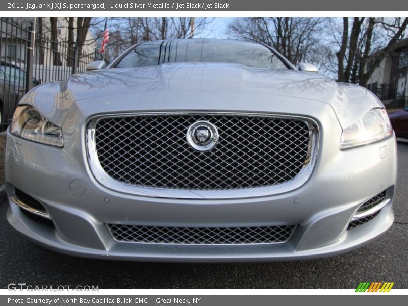 Liquid Silver Metallic / Jet Black/Jet Black 2011 Jaguar XJ XJ Supercharged