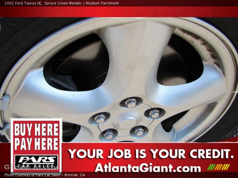 Spruce Green Metallic / Medium Parchment 2002 Ford Taurus SE
