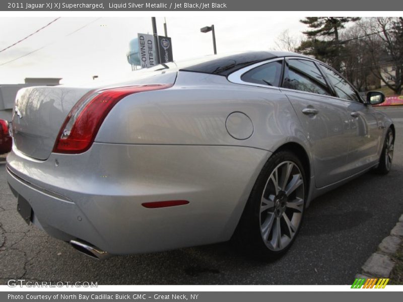 Liquid Silver Metallic / Jet Black/Jet Black 2011 Jaguar XJ XJ Supercharged