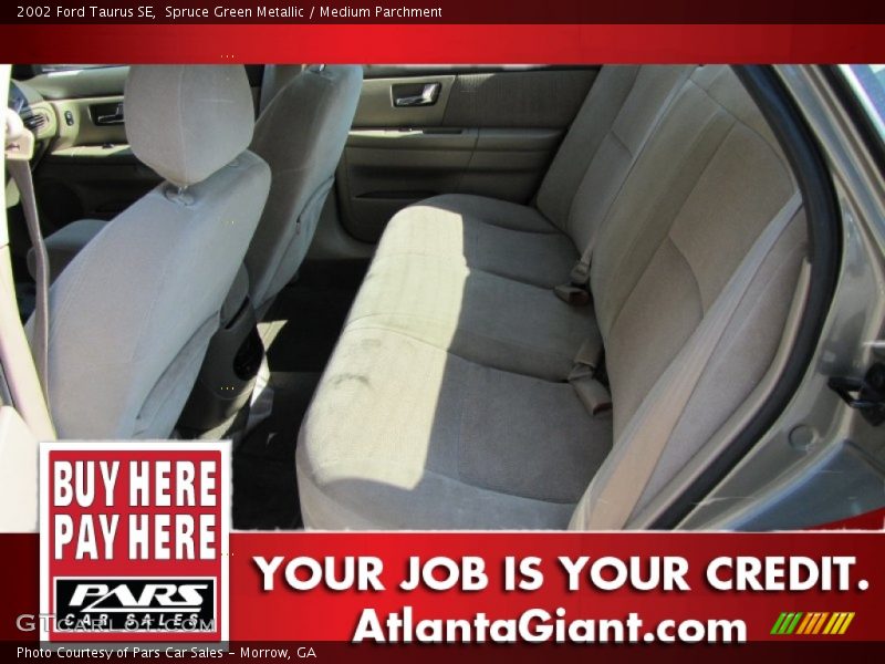 Spruce Green Metallic / Medium Parchment 2002 Ford Taurus SE