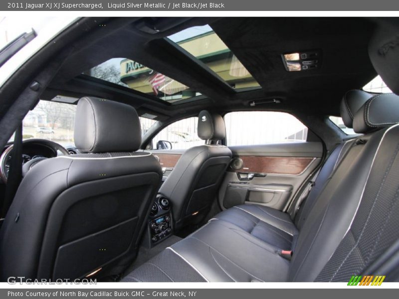 Liquid Silver Metallic / Jet Black/Jet Black 2011 Jaguar XJ XJ Supercharged