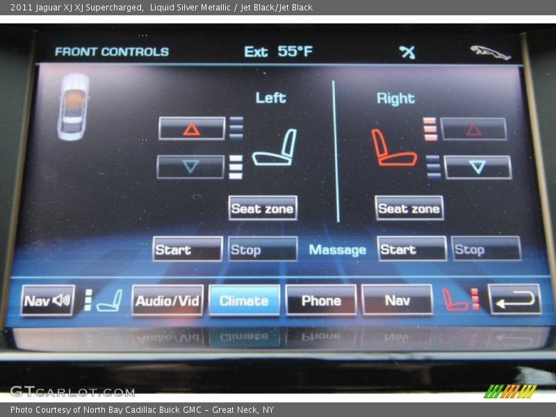 Liquid Silver Metallic / Jet Black/Jet Black 2011 Jaguar XJ XJ Supercharged