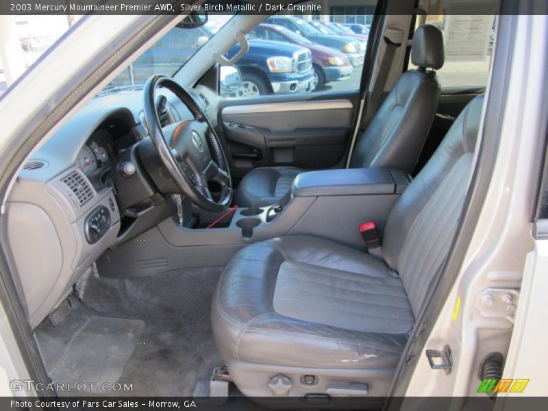 Silver Birch Metallic / Dark Graphite 2003 Mercury Mountaineer Premier AWD