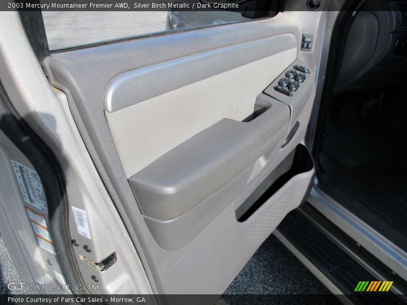Silver Birch Metallic / Dark Graphite 2003 Mercury Mountaineer Premier AWD