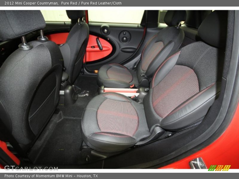 Rear Seat of 2012 Cooper Countryman