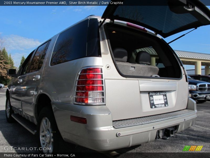 Silver Birch Metallic / Dark Graphite 2003 Mercury Mountaineer Premier AWD