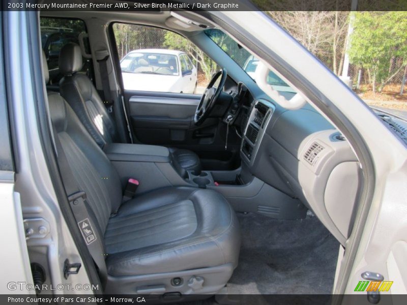 Silver Birch Metallic / Dark Graphite 2003 Mercury Mountaineer Premier AWD