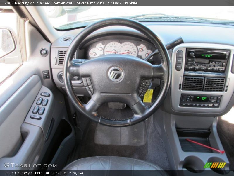 Silver Birch Metallic / Dark Graphite 2003 Mercury Mountaineer Premier AWD