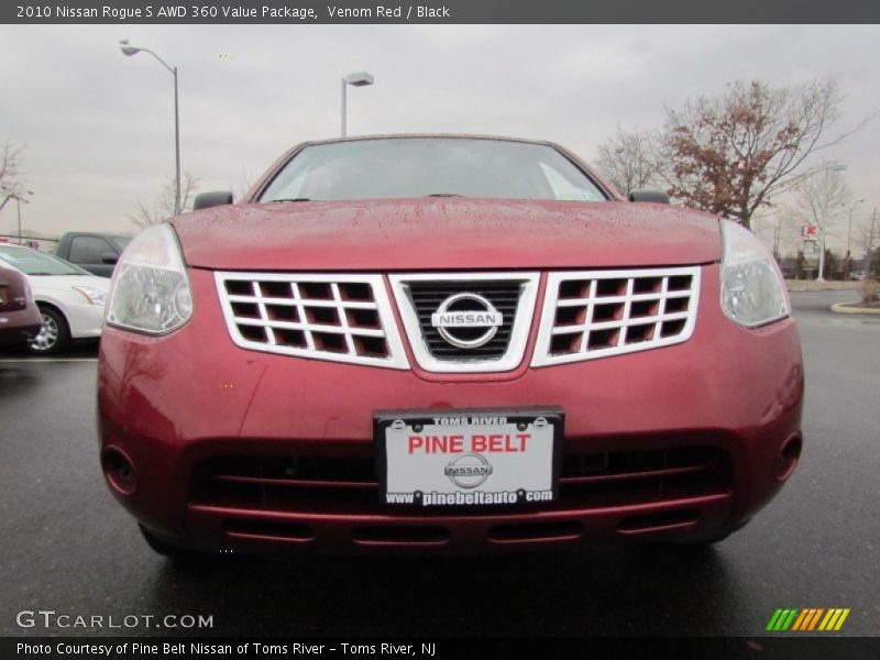 Venom Red / Black 2010 Nissan Rogue S AWD 360 Value Package