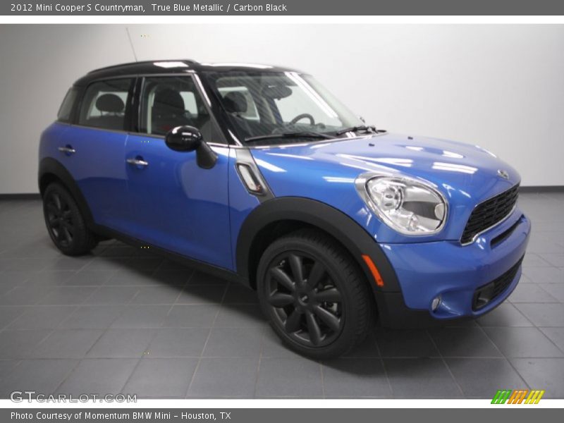 True Blue Metallic / Carbon Black 2012 Mini Cooper S Countryman