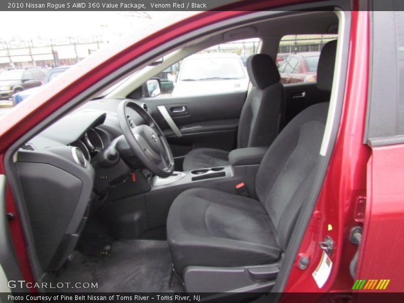 Venom Red / Black 2010 Nissan Rogue S AWD 360 Value Package