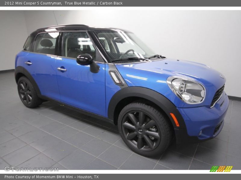True Blue Metallic / Carbon Black 2012 Mini Cooper S Countryman