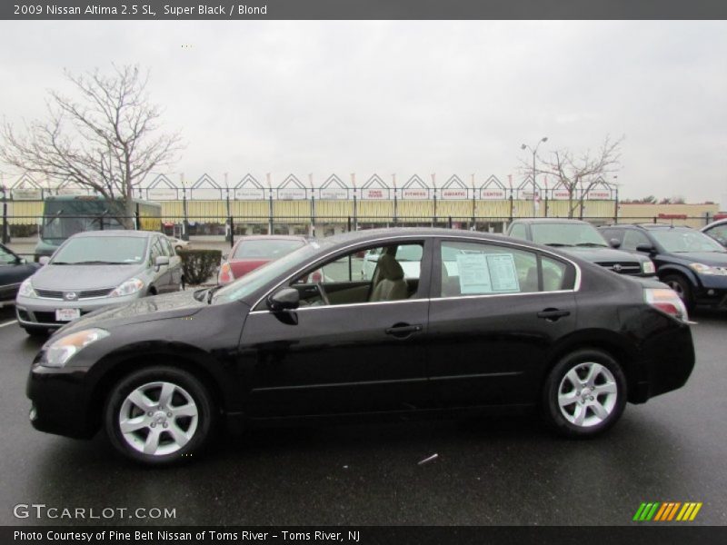 Super Black / Blond 2009 Nissan Altima 2.5 SL