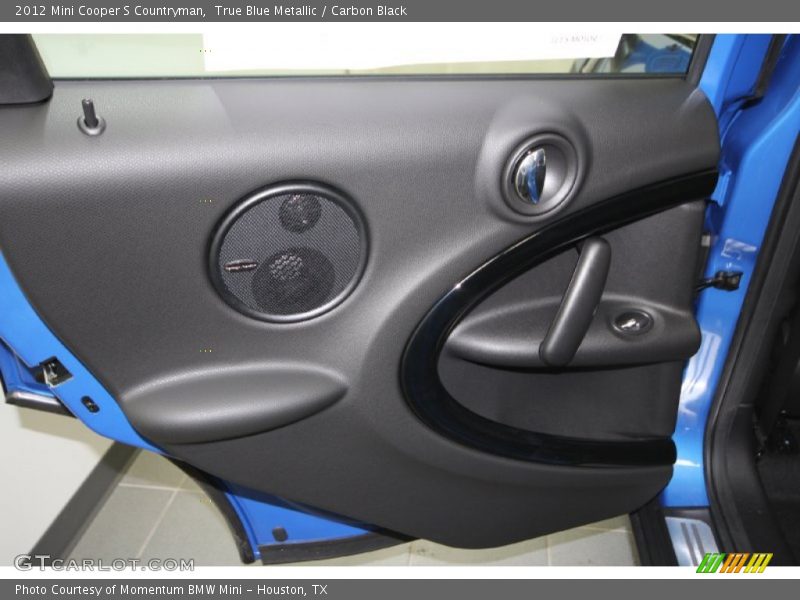 True Blue Metallic / Carbon Black 2012 Mini Cooper S Countryman
