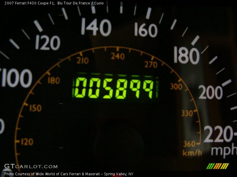 Blu Tour De France / Cuoio 2007 Ferrari F430 Coupe F1