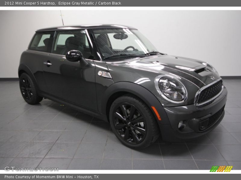 Eclipse Gray Metallic / Carbon Black 2012 Mini Cooper S Hardtop
