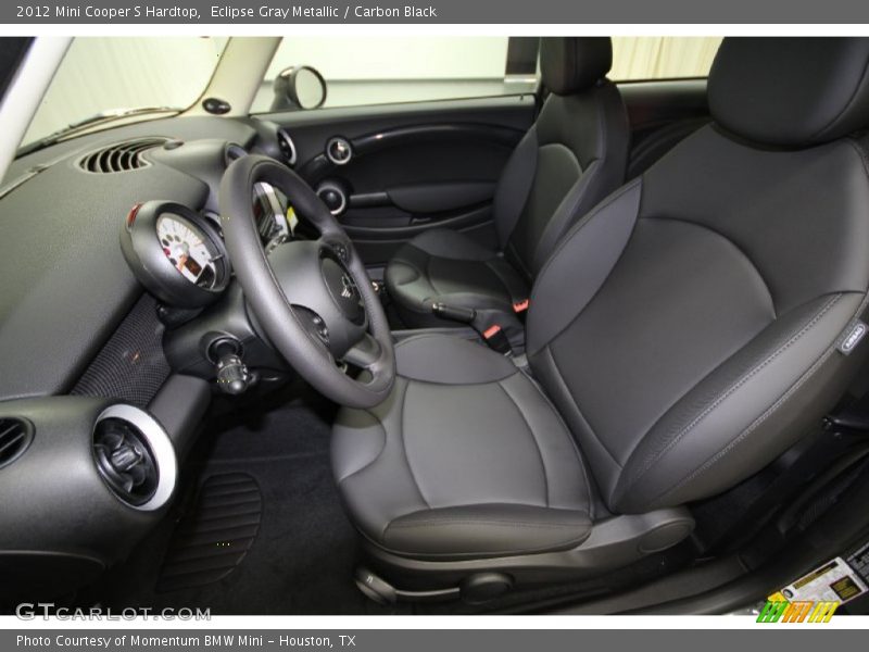 Eclipse Gray Metallic / Carbon Black 2012 Mini Cooper S Hardtop