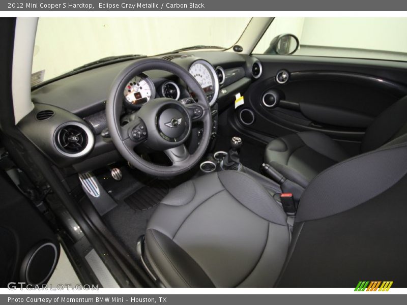 Eclipse Gray Metallic / Carbon Black 2012 Mini Cooper S Hardtop