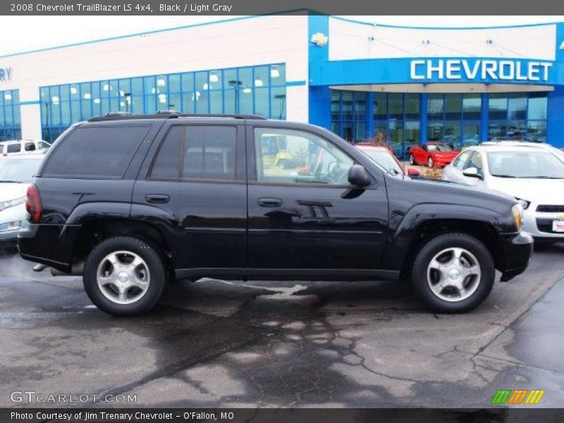 Black / Light Gray 2008 Chevrolet TrailBlazer LS 4x4