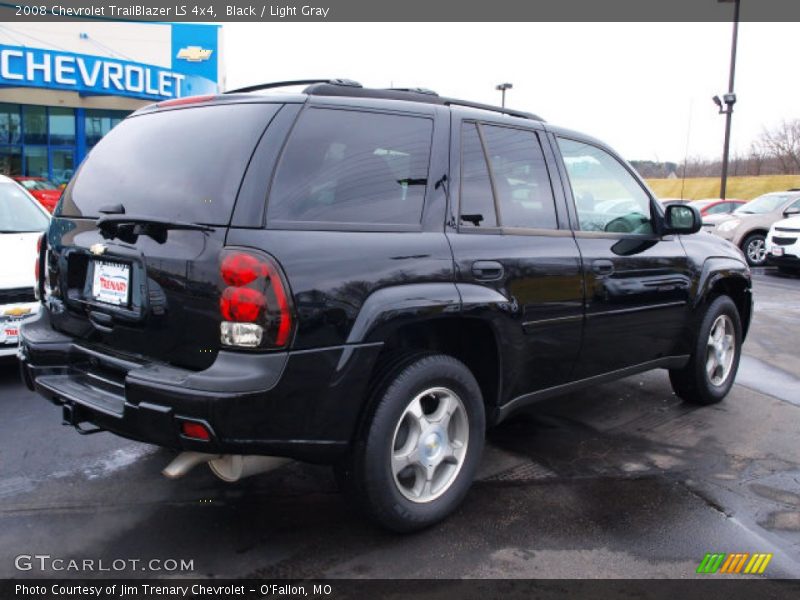 Black / Light Gray 2008 Chevrolet TrailBlazer LS 4x4